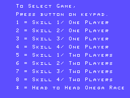 Omega Race screenshot 4 for Colecovision
